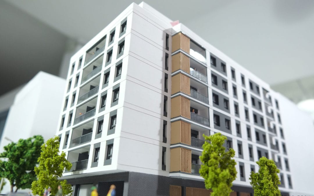 Los Guindos –  Maqueta residencial para Hábitat Inmobiliaria